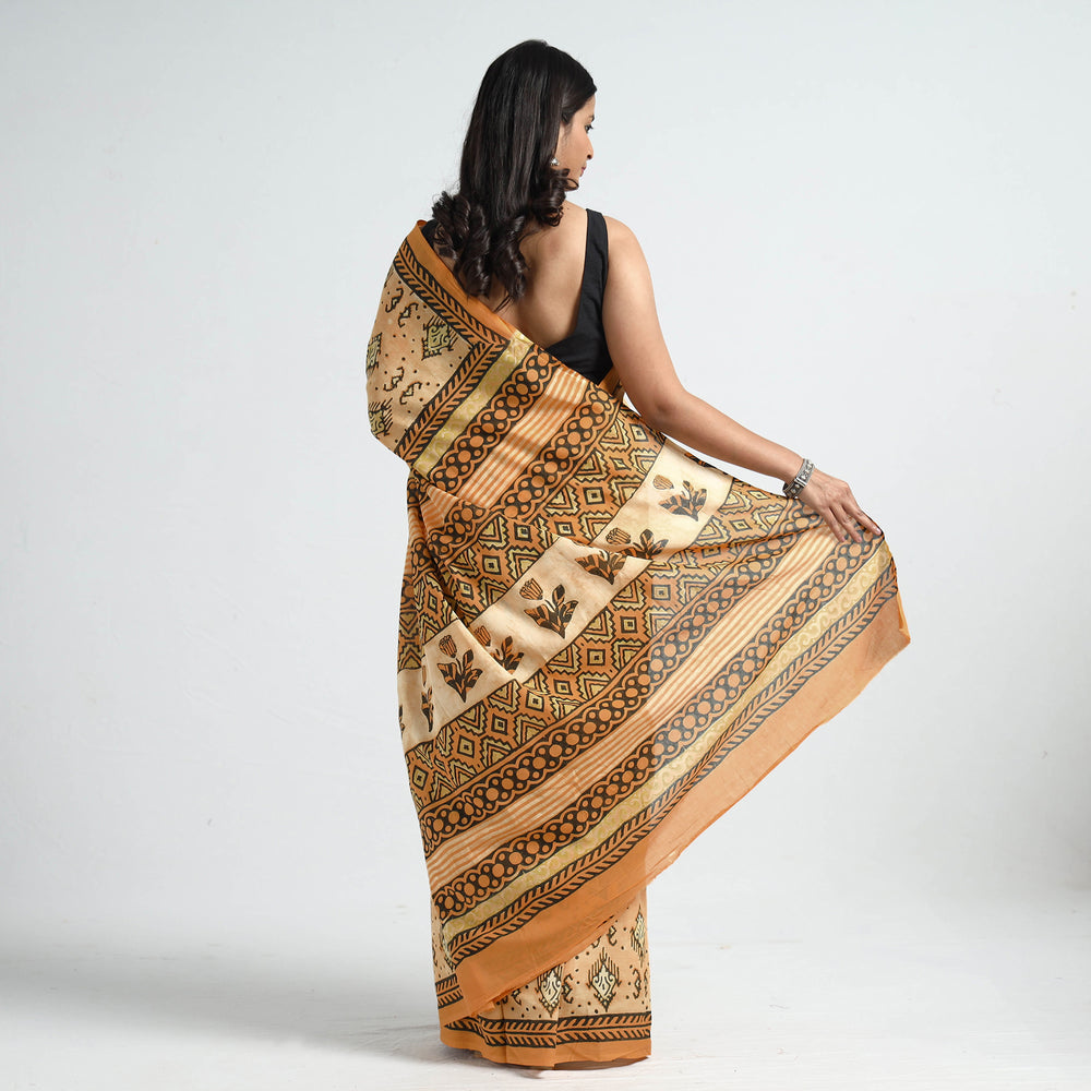 Bagru Saree