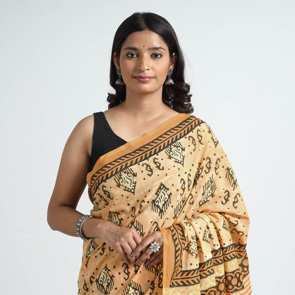 Bagru Saree