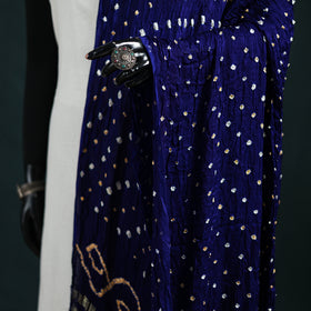 Kutch Lagdi Patta Border Modal Silk Bandhani Dupatta 08