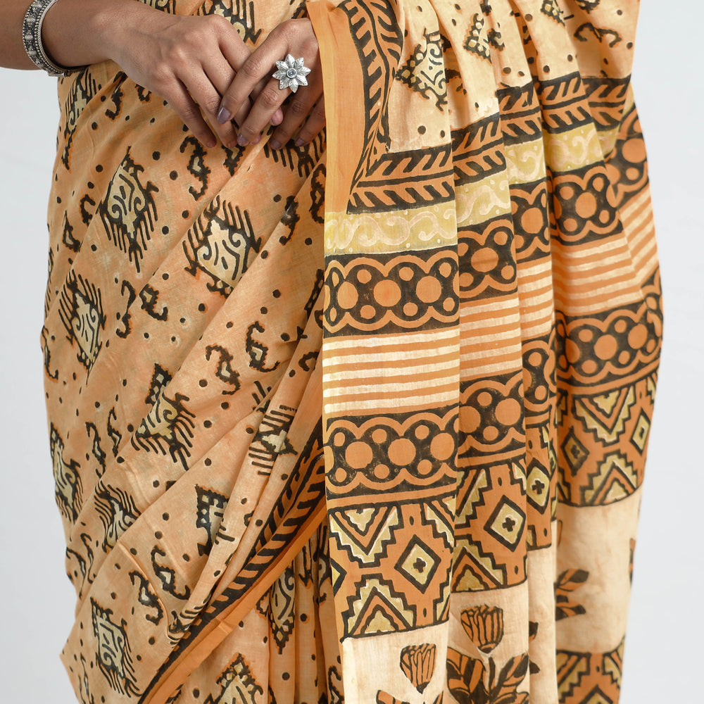 Bagru Saree