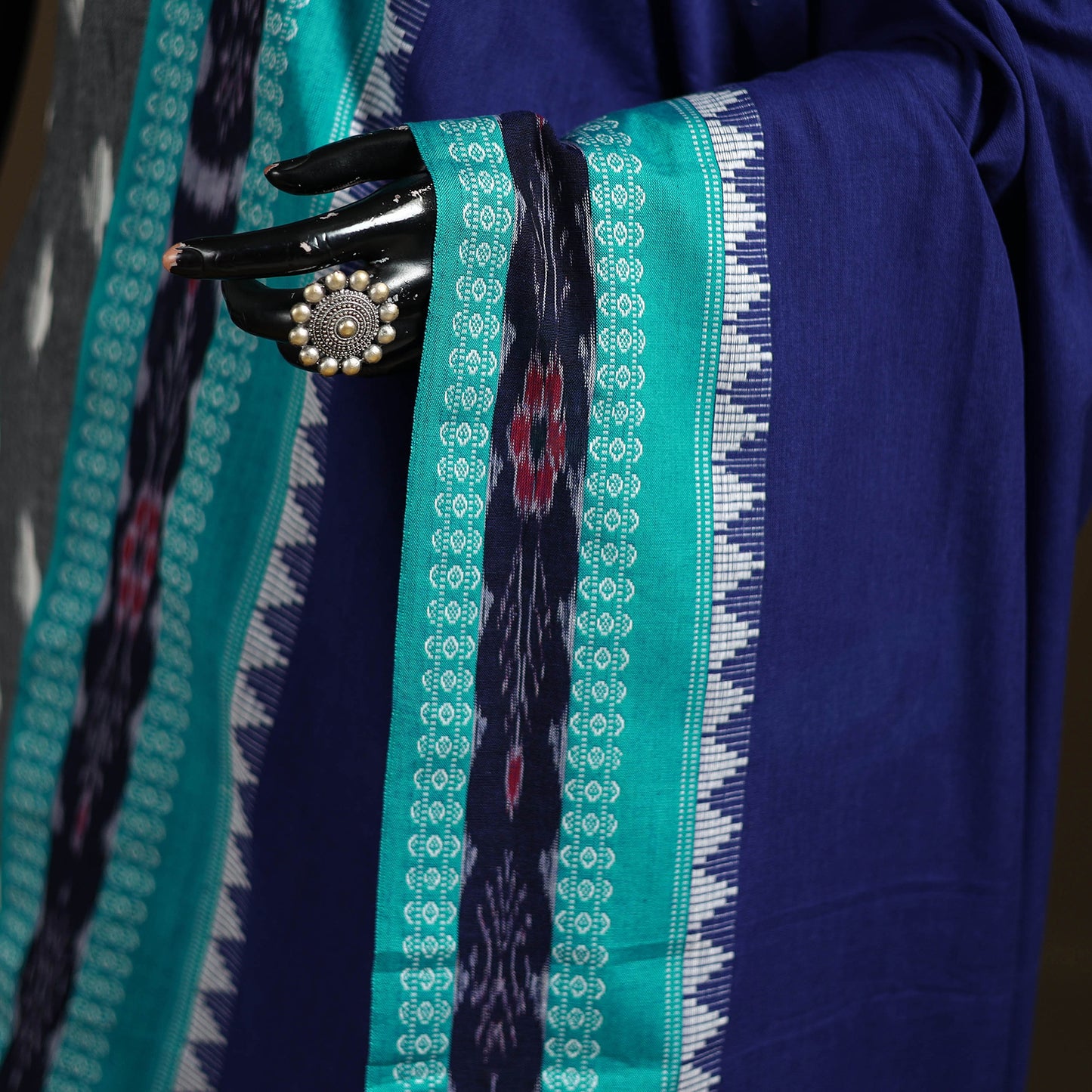 Sambalpuri Ikat Cotton Dupatta from Odisha 30