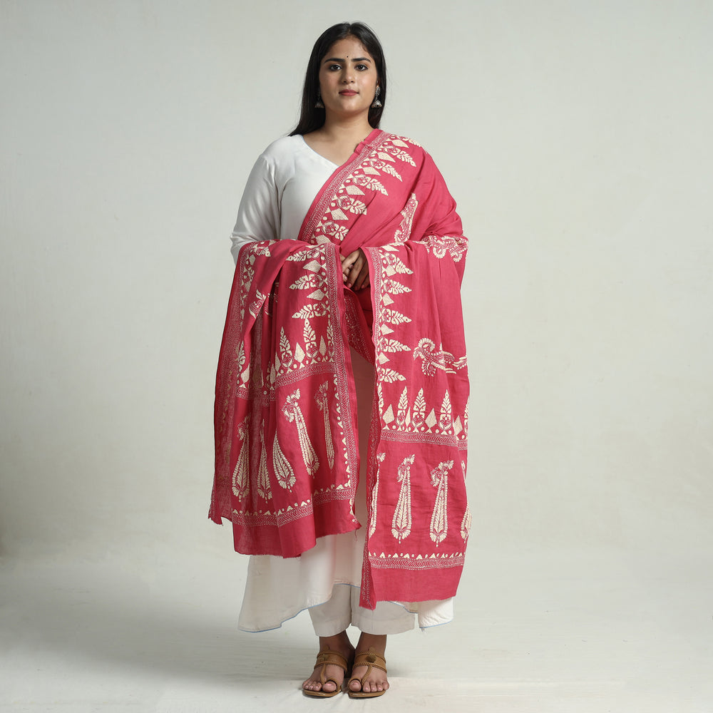 Kantha Embroidery Dupatta