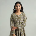 Buy Kalamkari Printed Cotton A-Line Dress Online at iTokri.com