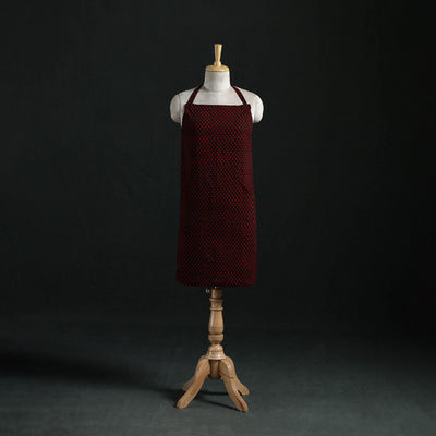 Bagh Hand Block Print Cotton Apron with Pocket 10