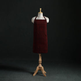 Bagh Hand Block Print Cotton Apron with Pocket 10