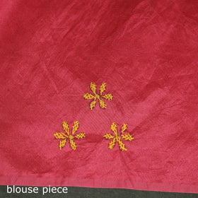 Hand Embroidered Silk Saree 35