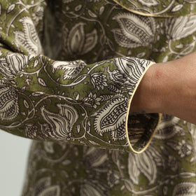 Buy Kalamkari Printed Cotton A-Line Dress Online at iTokri.com