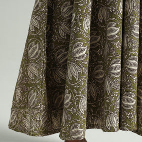 Buy Kalamkari Printed Cotton A-Line Dress Online at iTokri.com
