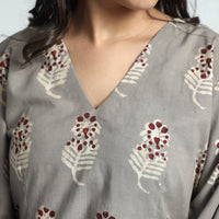 block printed cotton dress