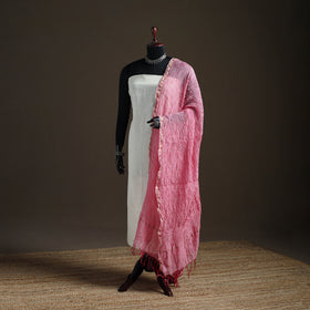 Kutch Bandhani Dupatta in Chanderi Silk 05