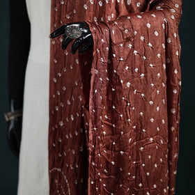 Kutch Lagdi Patta Border Modal Silk Bandhani Dupatta 11