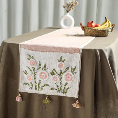 Tribal Hand Embroidered Table Runner by Kamli 12