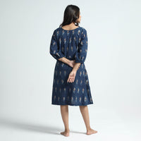 block printed cotton dress