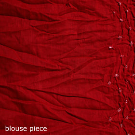 Kutch Bandhani Tie-Dye Cotton Saree 04