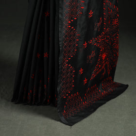 Hand Embroidered Silk Saree 38