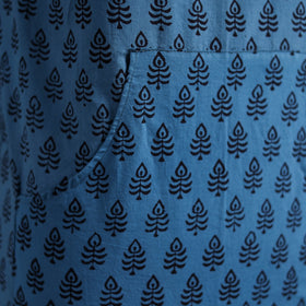 Bagh Hand Block Print Cotton Apron with Pocket 11