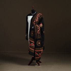 Kutch Hand Embroidered Mirror Work Printed Cotton Dupatta 01