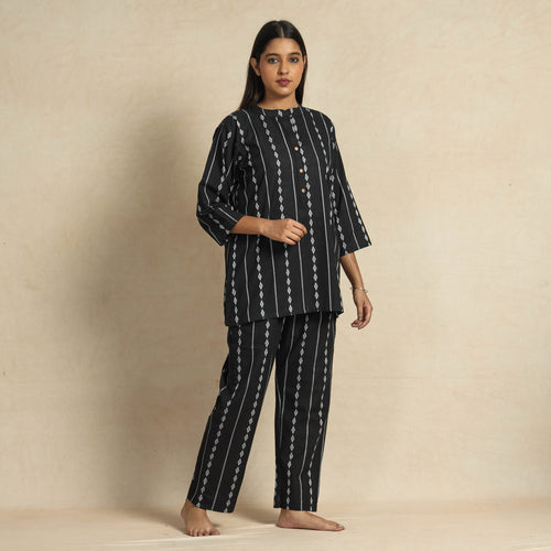 jacquard night suit