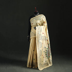 Hand Embroidered Silk Saree 39