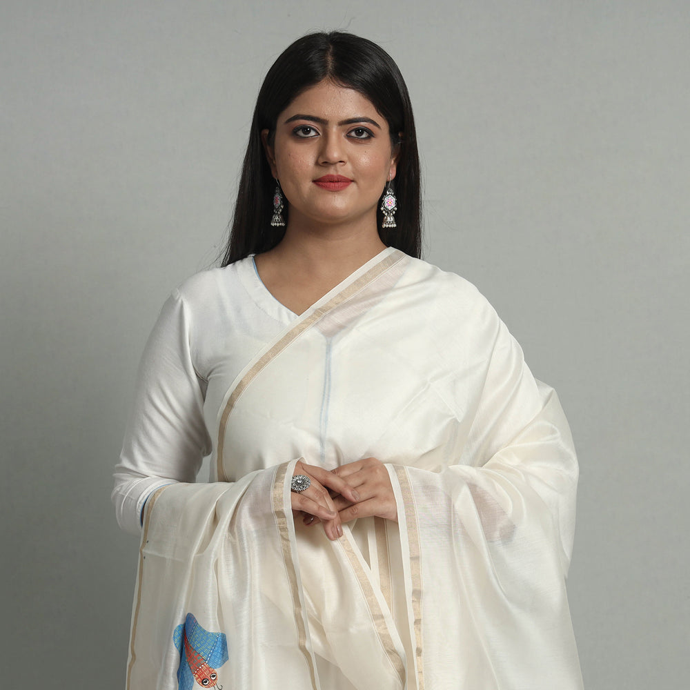 chanderi silk dupatta