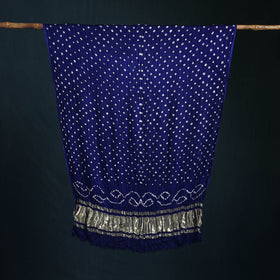 Kutch Lagdi Patta Border Modal Silk Bandhani Dupatta 10