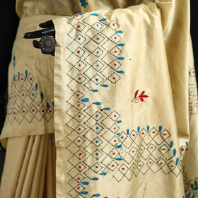 Hand Embroidered Silk Saree 39