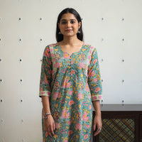 Sanganeri print Kurta