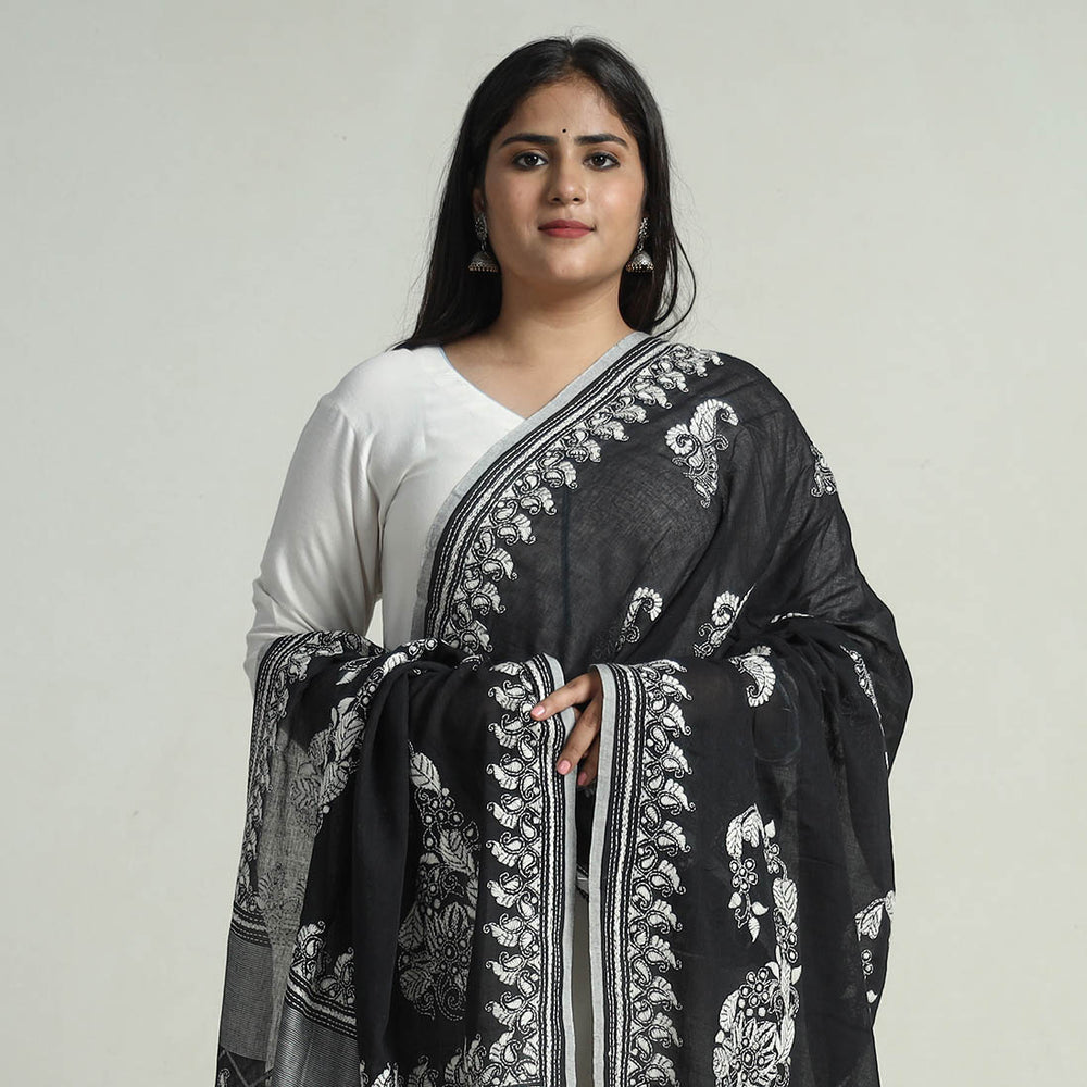 Kantha Embroidery Dupatta