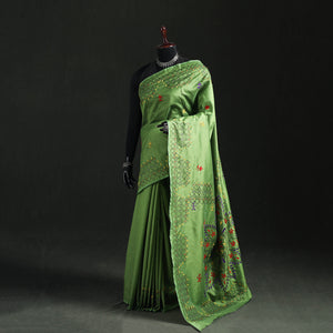 Hand Embroidered Silk Saree 40