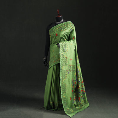 Hand Embroidered Silk Saree 40