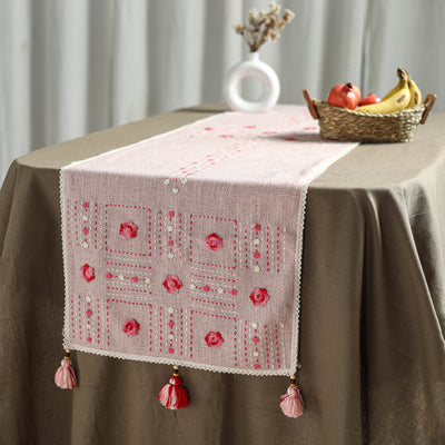 Tribal Hand Embroidered Table Runner by Kamli 14