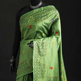 Hand Embroidered Silk Saree 40