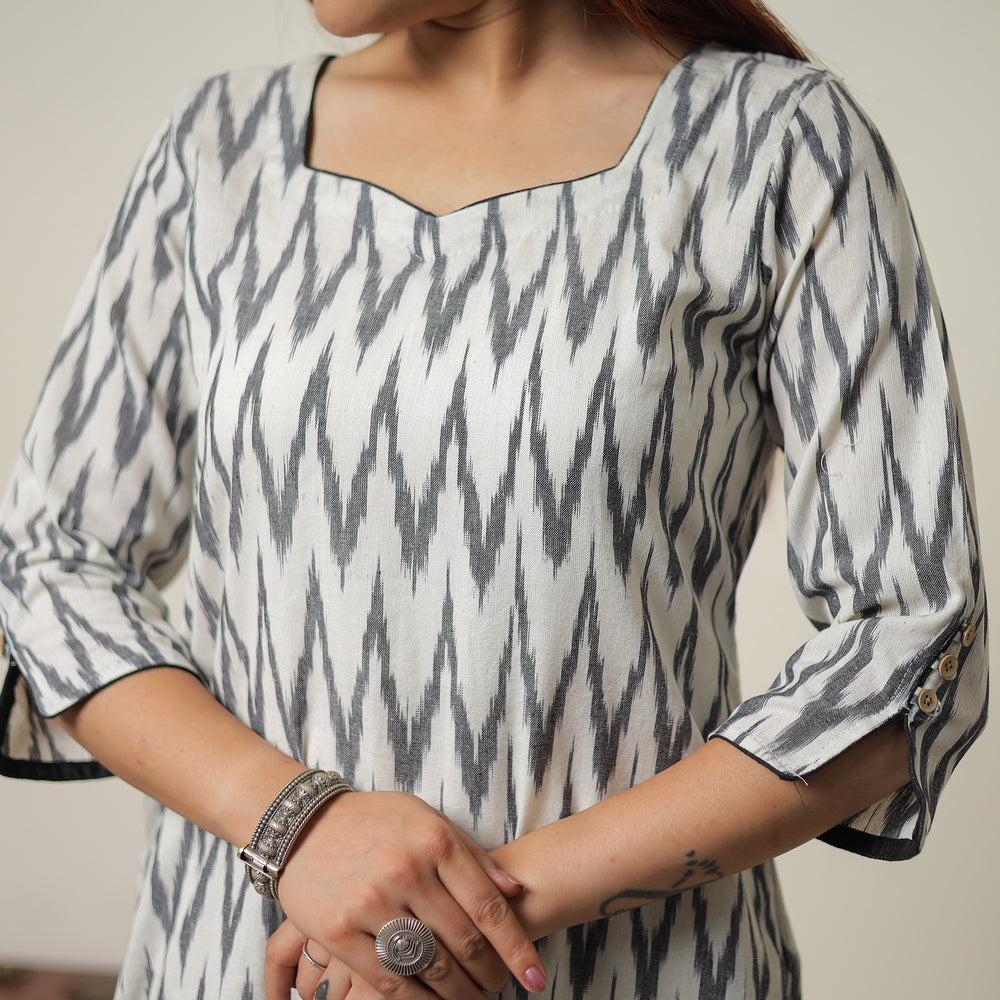 Pochampally Ikat Kurta Set 