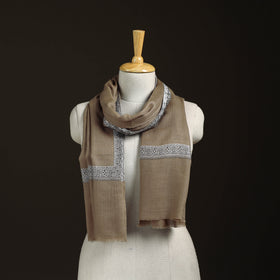 Plain Weave Hashidar Fine Wool Stole for Women 12