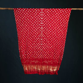 Kutch Lagdi Patta Border Modal Silk Bandhani Dupatta 07