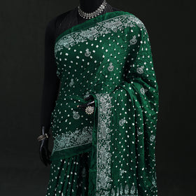 Kutch Bandhani Tie-Dye Cotton Saree 07
