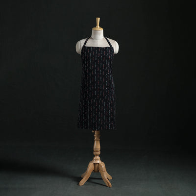 Pochampally Ikat Weave Cotton Apron with Pocket 14