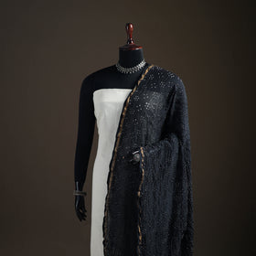 Kutch Bandhani Dupatta in Chanderi Silk 09