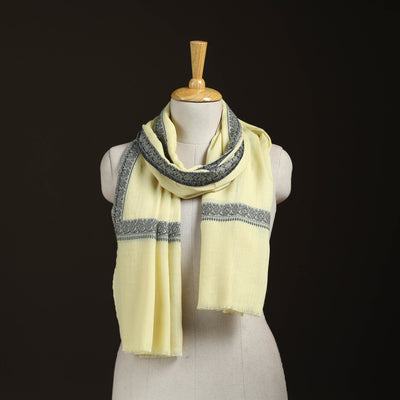 Plain Weave Hashidar Fine Wool Stole for Women 14