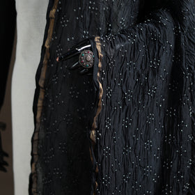Kutch Bandhani Dupatta in Chanderi Silk 09