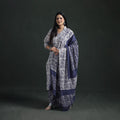 Hand Batik Print Cotton Suit Set with Dupatta for Women 14