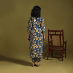 Kalamkari Printed Cotton 2pc Kurta Set for women 01