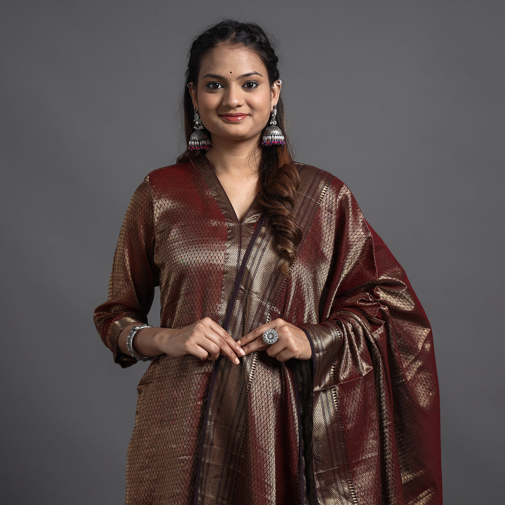 Maheshwari Kurta with Dupatta Set