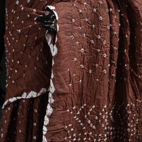 Kutch Bandhani Tie-Dye Cotton Saree 15