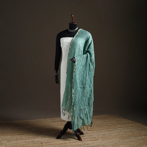 Kutch Bandhani Dupatta in Chanderi Silk 10
