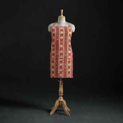 Pochampally Ikat Weave Cotton Apron with Pocket 15