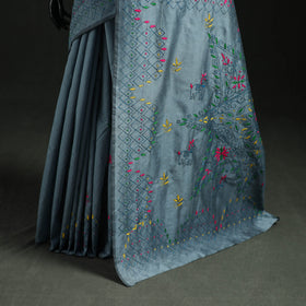 Hand Embroidered Silk Saree 41
