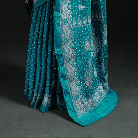 Kutch Bandhani Tie-Dye Cotton Saree 08