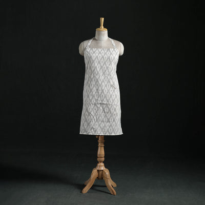 Pochampally Ikat Weave Cotton Apron with Pocket 16