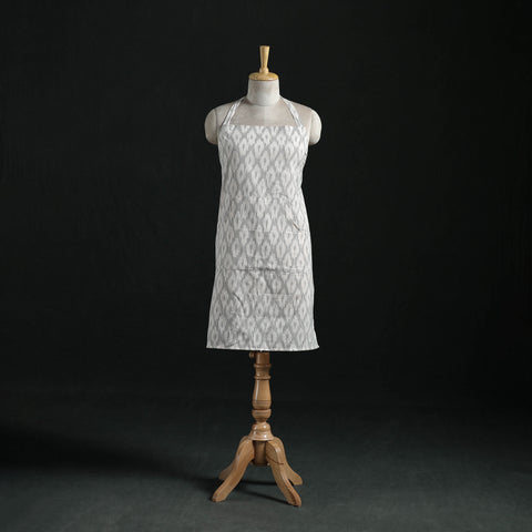 Pochampally Ikat Weave Cotton Apron with Pocket 16